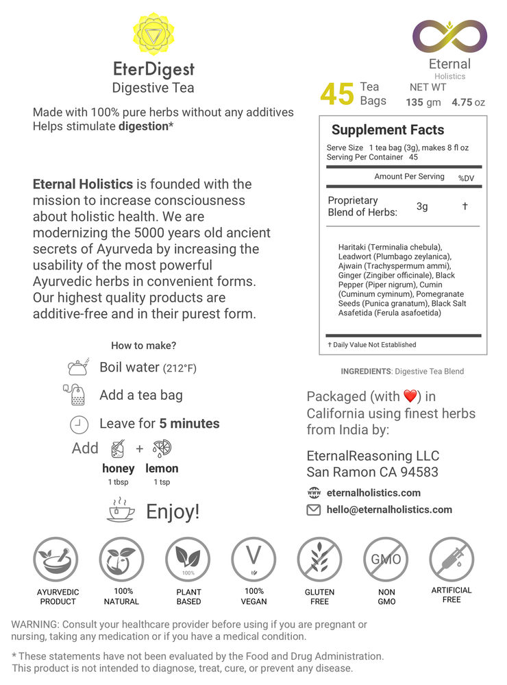 EterDigest- Ayurvedic Digestive Tea