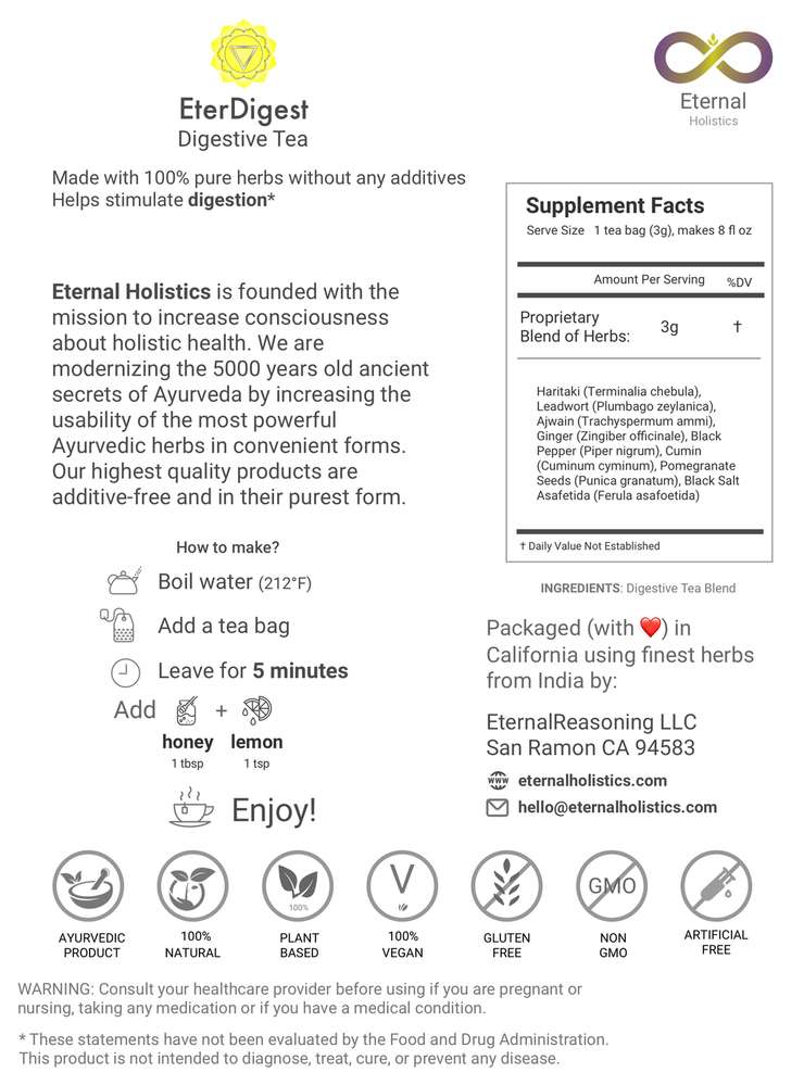 EterDigest- Ayurvedic Digestive Tea