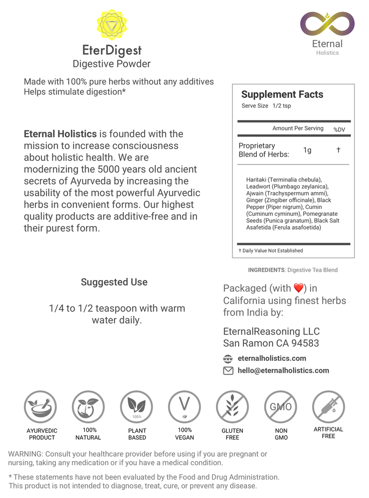 EterDigest- Ayurvedic Digestive Powder